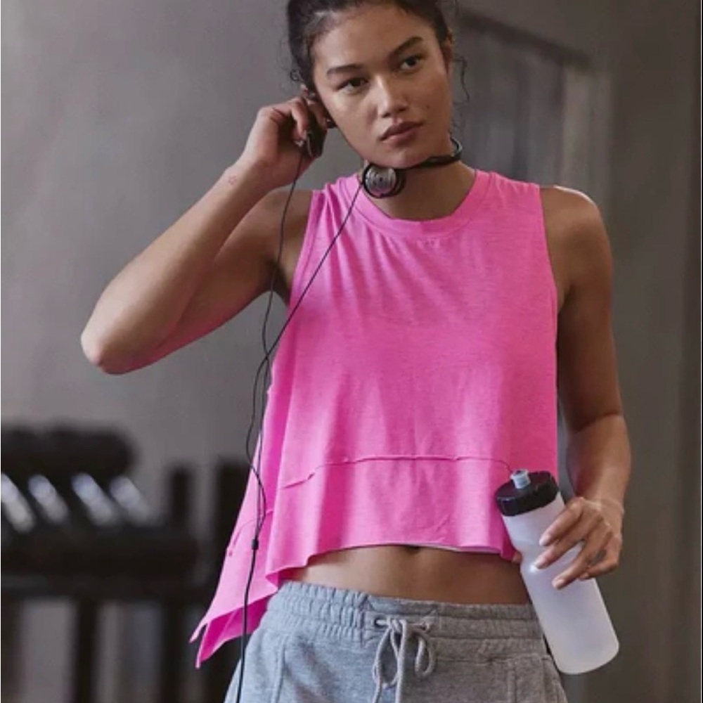 FP Movement by Free People Hot Pink Sleeveless Tank